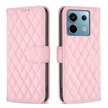 Diamond Lattice Wallet Leather Flip Phone Case, For Xiaomi Redmi Note 13, For Xiaomi Redmi 13C, For Xiaomi Redmi Note 13 Pro+ 5G, For Xiaomi Redmi Note 13 Pro 5G