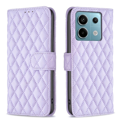 Diamond Lattice Wallet Leather Flip Phone Case, For Xiaomi Redmi Note 13, For Xiaomi Redmi 13C, For Xiaomi Redmi Note 13 Pro+ 5G, For Xiaomi Redmi Note 13 Pro 5G