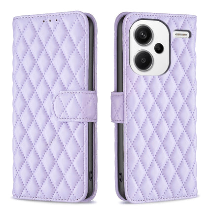 Diamond Lattice Wallet Leather Flip Phone Case, For Xiaomi Redmi Note 13, For Xiaomi Redmi 13C, For Xiaomi Redmi Note 13 Pro+ 5G, For Xiaomi Redmi Note 13 Pro 5G