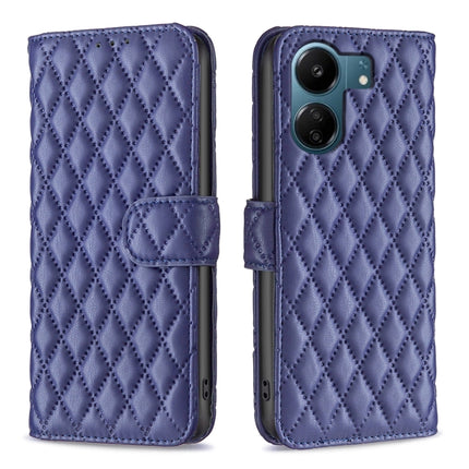 Diamond Lattice Wallet Leather Flip Phone Case, For Xiaomi Redmi Note 13, For Xiaomi Redmi 13C, For Xiaomi Redmi Note 13 Pro+ 5G, For Xiaomi Redmi Note 13 Pro 5G