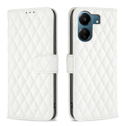 Diamond Lattice Wallet Leather Flip Phone Case, For Xiaomi Redmi Note 13, For Xiaomi Redmi 13C, For Xiaomi Redmi Note 13 Pro+ 5G, For Xiaomi Redmi Note 13 Pro 5G