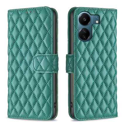 Diamond Lattice Wallet Leather Flip Phone Case, For Xiaomi Redmi Note 13, For Xiaomi Redmi 13C, For Xiaomi Redmi Note 13 Pro+ 5G, For Xiaomi Redmi Note 13 Pro 5G