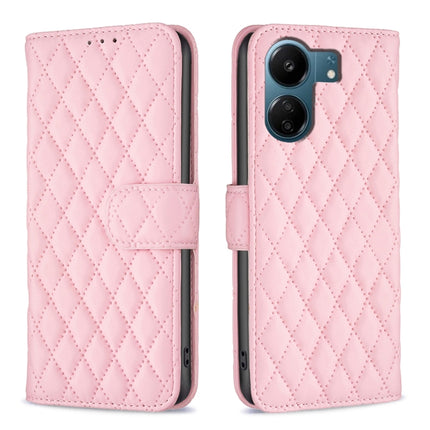 Diamond Lattice Wallet Leather Flip Phone Case, For Xiaomi Redmi Note 13, For Xiaomi Redmi 13C, For Xiaomi Redmi Note 13 Pro+ 5G, For Xiaomi Redmi Note 13 Pro 5G