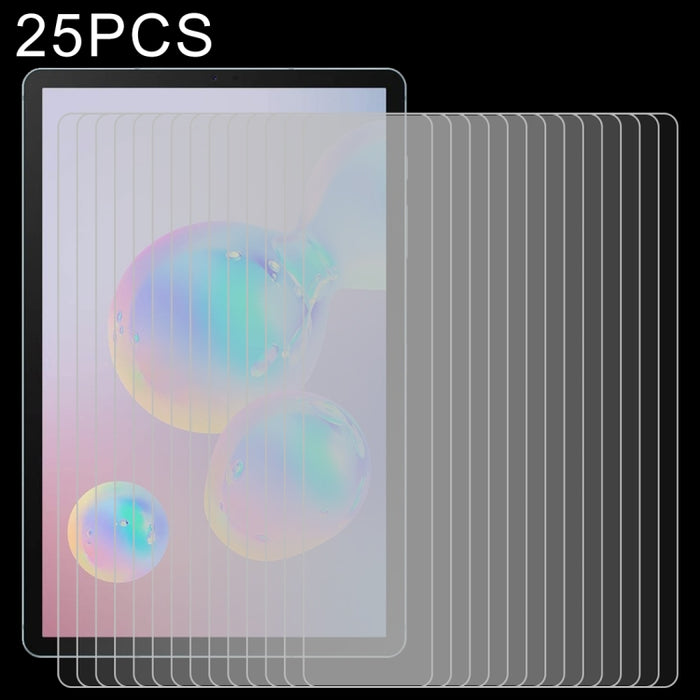 25pcs 9H HD Explosion-proof Tempered Glass Film, For Samsung Galaxy Tab S10 FE / S7, For Samsung Galaxy Tab S7+ / S9 FE+, For BBK S5 Pro