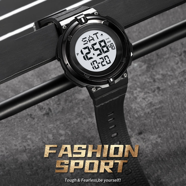 SKMEI 2010 Multifunctional Men 50M Waterproof Luminous Digital Wrist Watch