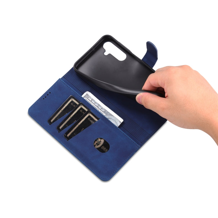 AZNS Skin Feel Calf Texture Flip Leather Phone Case