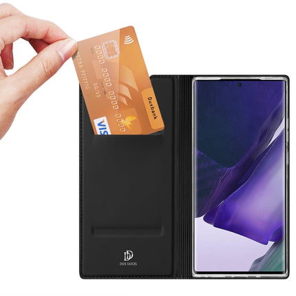 DUX DUCIS Skin Pro Series Horizontal Flip PU + TPU Leather Case, with Holder & Card Slots, For Samsung Galaxy Note 20 Ultra