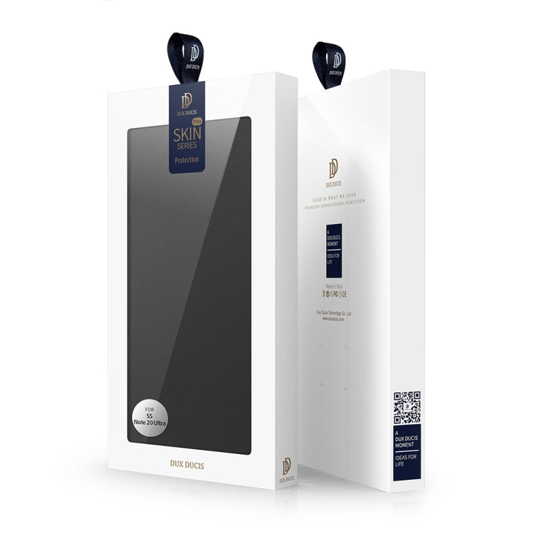 DUX DUCIS Skin Pro Series Horizontal Flip PU + TPU Leather Case, with Holder & Card Slots, For Samsung Galaxy Note 20 Ultra