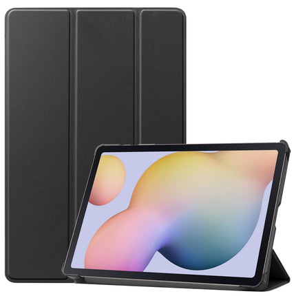 Custer Texture Horizontal Flip Leather Case with Three-folding Holder & Sleep / Wake-up Function, For Samsung Galaxy Tab S7 T870, For Samsung Galaxy Tab A7 2020 T500