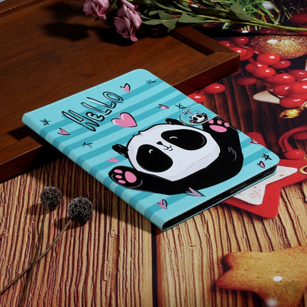 Colored Drawing Pattern Horizontal Flip PU Leather Case with Holder & Card Slot & Sleep / Wake-up Function