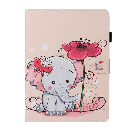 Colored Drawing Pattern Horizontal Flip PU Leather Case with Holder & Card Slot & Sleep / Wake-up Function