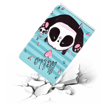 Horizontale Klapphülle aus PU-Leder mit farbigem Zeichenmuster, Halter und Kartensteckplatz sowie Schlaf-/Weckfunktion, für iPad 10.2, für iPad Pro 10.5 Zoll