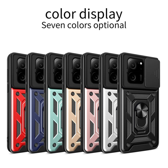 Sliding Camera Cover Design TPU Hybrid PC Phone Case, For Xiaomi 13T/13T Pro/Redmi K60 Ultra, For Xiaomi Redmi A1+