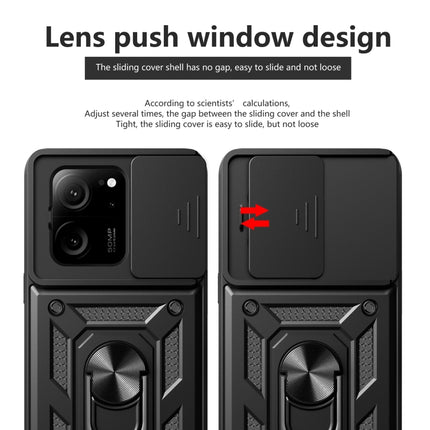 Sliding Camera Cover Design TPU Hybrid PC Phone Case, For Xiaomi 13T/13T Pro/Redmi K60 Ultra, For Xiaomi Redmi A1+