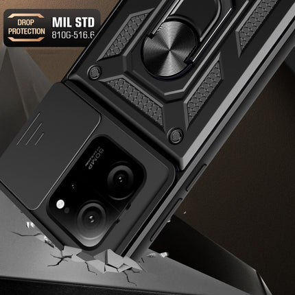 Sliding Camera Cover Design TPU Hybrid PC Phone Case, For Xiaomi 13T/13T Pro/Redmi K60 Ultra, For Xiaomi Redmi A1+