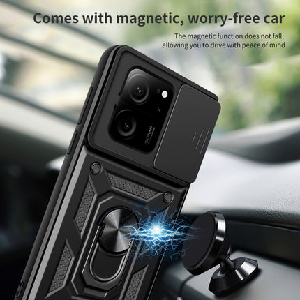 Sliding Camera Cover Design TPU Hybrid PC Phone Case, For Xiaomi 13T/13T Pro/Redmi K60 Ultra, For Xiaomi Redmi A1+