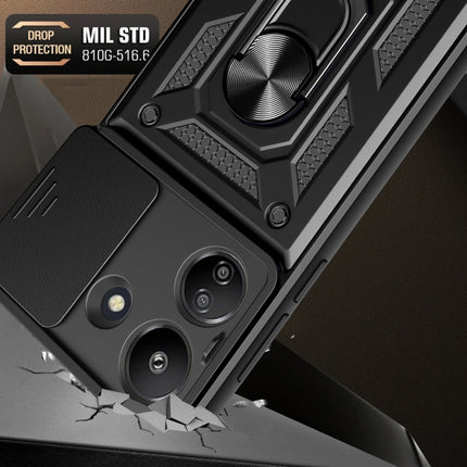 Sliding Camera Cover Design TPU Hybrid PC Phone Case, For Xiaomi Redmi 13C 4G, For Xiaomi Redmi Note 13 Pro 5G, For Xiaomi Redmi K60 Ultra 5G