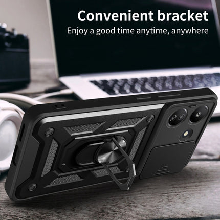 Sliding Camera Cover Design TPU Hybrid PC Phone Case, For Xiaomi Redmi 13C 4G, For Xiaomi Redmi Note 13 Pro 5G, For Xiaomi Redmi K60 Ultra 5G