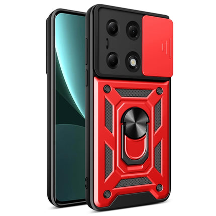 Sliding Camera Cover Design TPU Hybrid PC Phone Case, For Xiaomi Redmi 14R / 14C / Poco C75, For Xiaomi Redmi A3, For Xiaomi Redmi Note 13 Pro 4G Global
