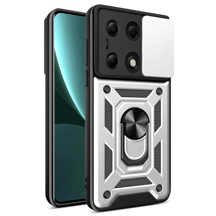Sliding Camera Cover Design TPU Hybrid PC Phone Case, For Xiaomi Redmi 14R / 14C / Poco C75, For Xiaomi Redmi A3, For Xiaomi Redmi Note 13 Pro 4G Global