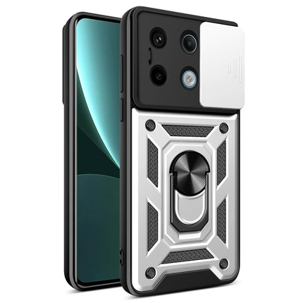 Sliding Camera Cover Design TPU Hybrid PC Phone Case, For Xiaomi Redmi 13C 4G, For Xiaomi Redmi Note 13 Pro 5G, For Xiaomi Redmi K60 Ultra 5G
