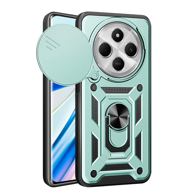 Sliding Camera Cover Design TPU Hybrid PC Phone Case, For Xiaomi Redmi 14R / 14C / Poco C75, For Xiaomi Redmi A3, For Xiaomi Redmi Note 13 Pro 4G Global