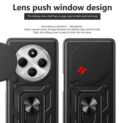 Sliding Camera Cover Design TPU Hybrid PC Phone Case, For Xiaomi Redmi 14R / 14C / Poco C75, For Xiaomi Redmi A3, For Xiaomi Redmi Note 13 Pro 4G Global