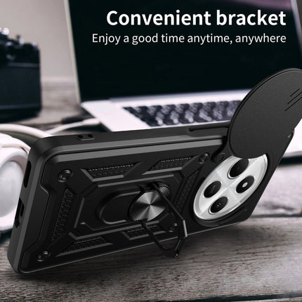 Sliding Camera Cover Design TPU Hybrid PC Phone Case, For Xiaomi Redmi 14R / 14C / Poco C75, For Xiaomi Redmi A3, For Xiaomi Redmi Note 13 Pro 4G Global