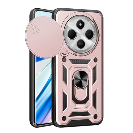 Sliding Camera Cover Design TPU Hybrid PC Phone Case, For Xiaomi Redmi 14R / 14C / Poco C75, For Xiaomi Redmi A3, For Xiaomi Redmi Note 13 Pro 4G Global