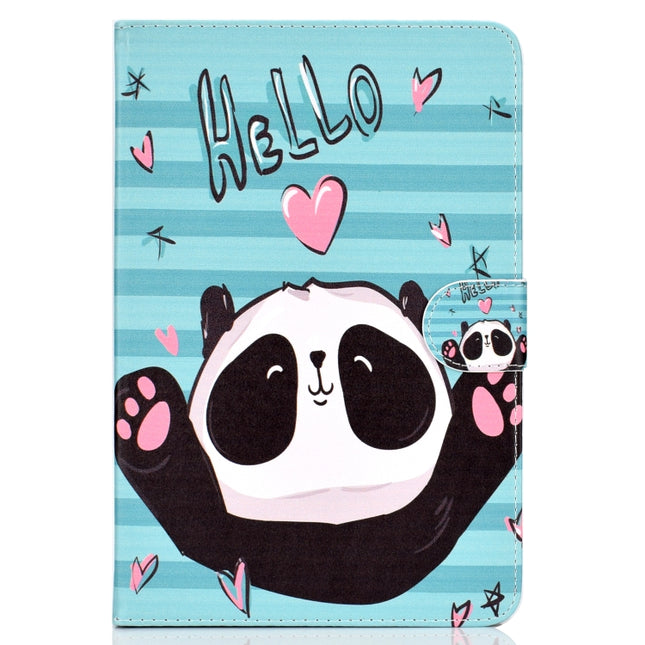 Colored Drawing Pattern Horizontal Flip PU Leather Case with Holder & Card Slot, For 8 inch Universal Tablet PC
