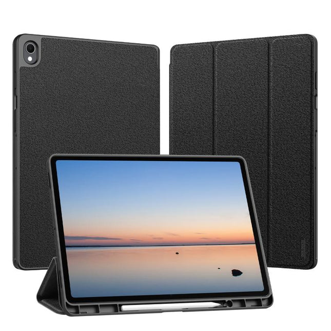 DUX DUCIS Domo Series Magnetic Flip Leather Tablet Case, For Galaxy Tab S12+, For Samsung Galaxy Tab A11+ / A9+, For Samsung Galaxy Tab S9 FE / S10 FE, For Samsung Galaxy Tab S10 FE+, For Samsung Galaxy Tab S10+, For Samsung Galaxy Tab S9 FE+          ...