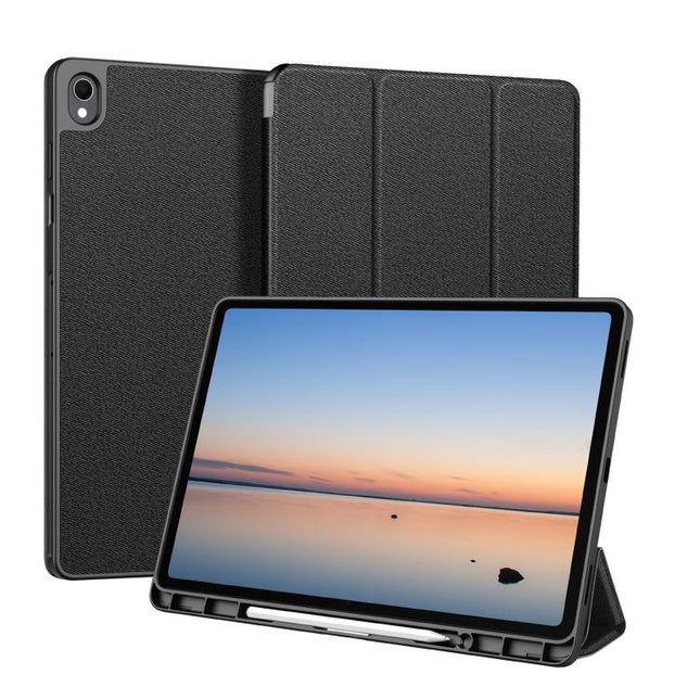DUX DUCIS Domo Series Magnetic Flip Leather Tablet Case, For Galaxy Tab S12+, For Samsung Galaxy Tab A11+ / A9+, For Samsung Galaxy Tab S9 FE / S10 FE, For Samsung Galaxy Tab S10 FE+, For Samsung Galaxy Tab S10+, For Samsung Galaxy Tab S9 FE+          ...
