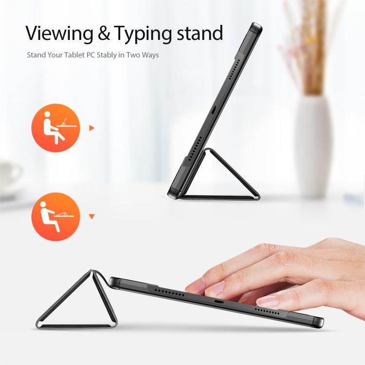 DUX DUCIS Domo Series Magnetic Flip Leather Tablet Case, For Lenovo Idea Tab Pro, For Lenovo Yoga Tab Plus, For Lenovo Tab P12 12.7 2023