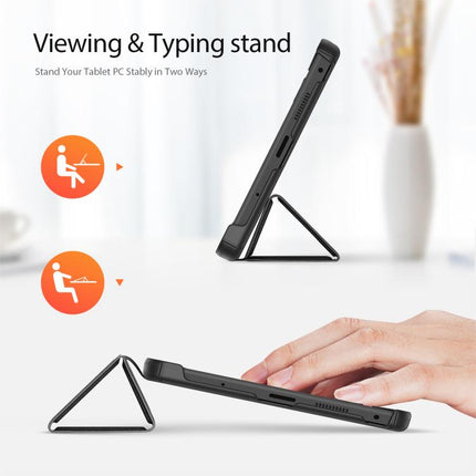 DUX DUCIS Domo Series Magnetic Flip Leather Tablet Case, For Lenovo Tab K9 / Tab One, For Lenovo Yoga Tab Plus, For Lenovo Tab P12 12.7 2023