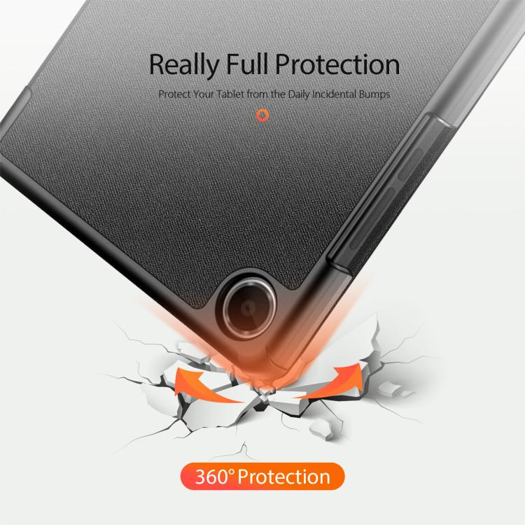 DUX DUCIS Domo Series Magnetic Flip Leather Tablet Case, For Lenovo Tab K9 / Tab One, For Lenovo Idea Tab Pro, For Lenovo Yoga Tab Plus, For Lenovo Tab P12 12.7 2023