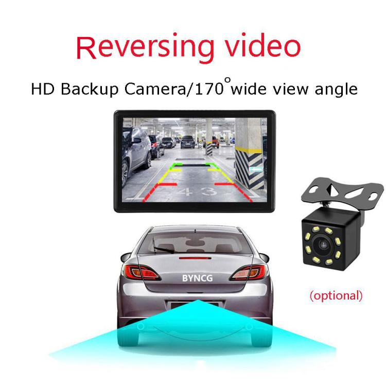 Car 7 inch IPS Portable Smart Screen Wireless Screen Projection Carplay Android Auto, with Reversing Camera