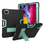 For iPad Pro 12.9 2021 / 2020 / 2019 / Black + Mint Green
