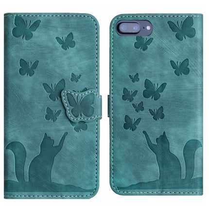 Butterfly Cat Embossing Flip Leather Phone Case, For iPhone XR, For iPhone XS Max, For iPhone 8 Plus / 7 Plus