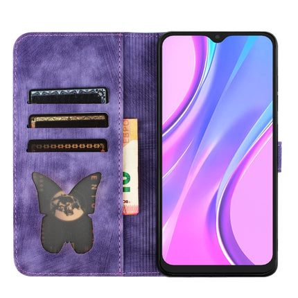 Butterfly Cat Embossing Flip Leather Phone Case, For Xiaomi Redmi 9, For Xiaomi Redmi Note 9, For Xiaomi Redmi Note 9 Pro, For Xiaomi Redmi Note 8