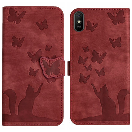 Butterfly Cat Embossing Flip Leather Phone Case, For Xiaomi Redmi Note 10 / 10S, For Xiaomi Redmi Note 10 Pro, For Xiaomi Poco M3/Redmi Note 9 4G, For Xiaomi Redmi 9A