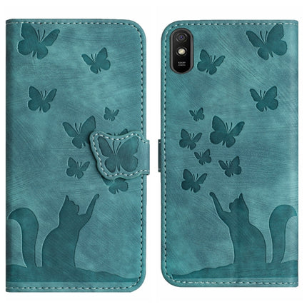 Butterfly Cat Embossing Flip Leather Phone Case, For Xiaomi Redmi Note 10 / 10S, For Xiaomi Redmi Note 10 Pro, For Xiaomi Poco M3/Redmi Note 9 4G, For Xiaomi Redmi 9A