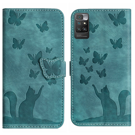 Butterfly Cat Embossing Flip Leather Phone Case, For Xiaomi 11T Pro, For Xiaomi Redmi 10, For Xiaomi Poco X3 / X3 NFC / X3 Pro, For Xiaomi Mi 11 Lite