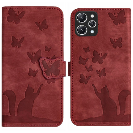 Butterfly Cat Embossing Flip Leather Phone Case, For Xiaomi 13T / 13T Pro 5G, For Xiaomi Redmi 12 4G, For Xiaomi Redmi Note 11/Note 12S 4G Global, For Xiaomi Redmi Note 12 4G Global