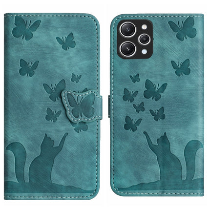 Butterfly Cat Embossing Flip Leather Phone Case, For Xiaomi 13T / 13T Pro 5G, For Xiaomi Redmi 12 4G, For Xiaomi Redmi Note 11/Note 12S 4G Global, For Xiaomi Redmi Note 12 4G Global