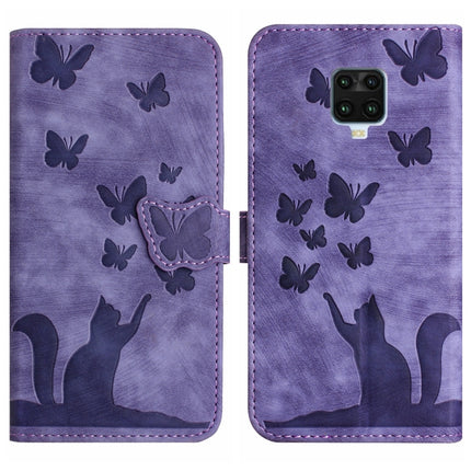 Butterfly Cat Embossing Flip Leather Phone Case, For Xiaomi Redmi 9, For Xiaomi Redmi Note 9, For Xiaomi Redmi Note 9 Pro, For Xiaomi Redmi Note 8