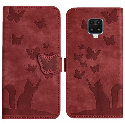 Butterfly Cat Embossing Flip Leather Phone Case, For Xiaomi Redmi 9, For Xiaomi Redmi Note 9, For Xiaomi Redmi Note 9 Pro, For Xiaomi Redmi Note 8