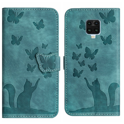 Butterfly Cat Embossing Flip Leather Phone Case, For Xiaomi Redmi 9, For Xiaomi Redmi Note 9, For Xiaomi Redmi Note 9 Pro, For Xiaomi Redmi Note 8