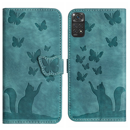Butterfly Cat Embossing Flip Leather Phone Case, For Xiaomi 13T / 13T Pro 5G, For Xiaomi Redmi 12 4G, For Xiaomi Redmi Note 11/Note 12S 4G Global, For Xiaomi Redmi Note 12 4G Global