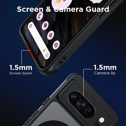 MagSafe Ultra-thin Translucent PC+TPU Phone Case, For Google Pixel 9 Pro XL, For Google Pixel 9 Pro, For Google Pixel 9, For Google Pixel 8 Pro, For Google Pixel 8