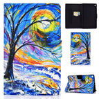 For Kindle Fire HD 8 2016 / 2017 / 2018 / Watercolor Tree